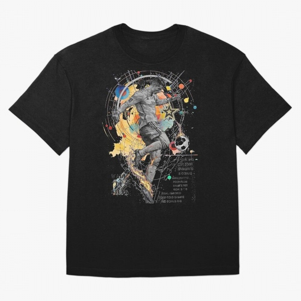 Cristiano Ronaldo Football Playmaker Oversized T-Shirt Relive Match Day Hype around FIFA World Cup 2026 USA Canada Mexico, Neymar, France, Tournament Hype, Historic Matchups, Family Viewing Parties and Global Sports Pride; Created for Match Day