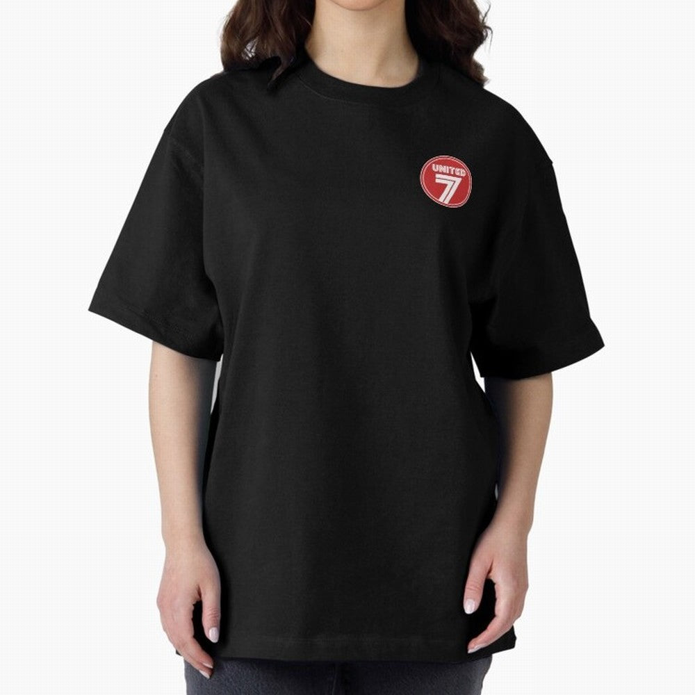 United 7 Manchester United Magnificent Sevens Oversized T-Shirt Celebrate Fan Culture around Match Day Hype around FIFA World Cup 2026 Group Stage, Messi, Neymar and Mbappe, England, France and Netherlands, Football Passion, Legendary Performances,