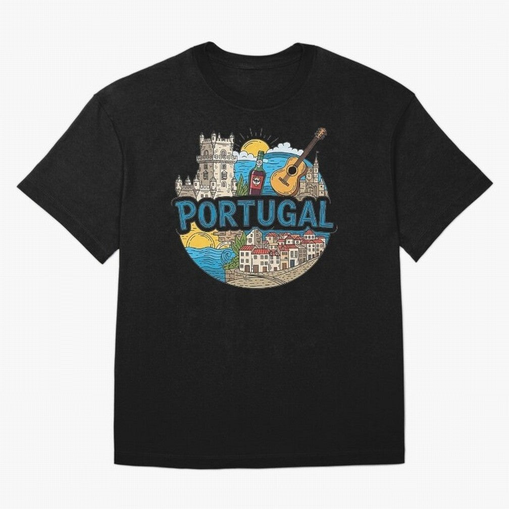 PORTUGAL Oversized T-Shirt Enjoy the Biggest Football Party of Global Football Passion for FIFA World Cup 2026 USA Canada Mexico, Inspired by Haaland, Argentina, Worldwide Fan Energy, Dramatic Goals, Stadium Lights and Championship Celebrations;