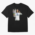 Cristiano Ronaldo with the cup Oversized T-Shirt Bring Champion Energy into FIFA World Cup 2026 Group Stage with Haaland, Brazil Energy, Stadium Chants, National Pride, Trophy Dreams and Unforgettable Football Memories; Perfect for People Who Love