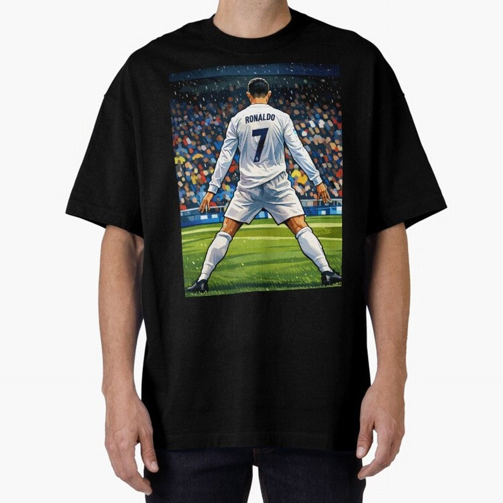 CR7 Oversized T-Shirt Bring Supporter Culture to FIFA World Cup 2026 Group Stage Spirit, Built around France and Portugal, Mbappe and Neymar, Worldwide Fan Energy, Dramatic Goals, Stadium Lights and Championship Celebrations; Made for Die Hard