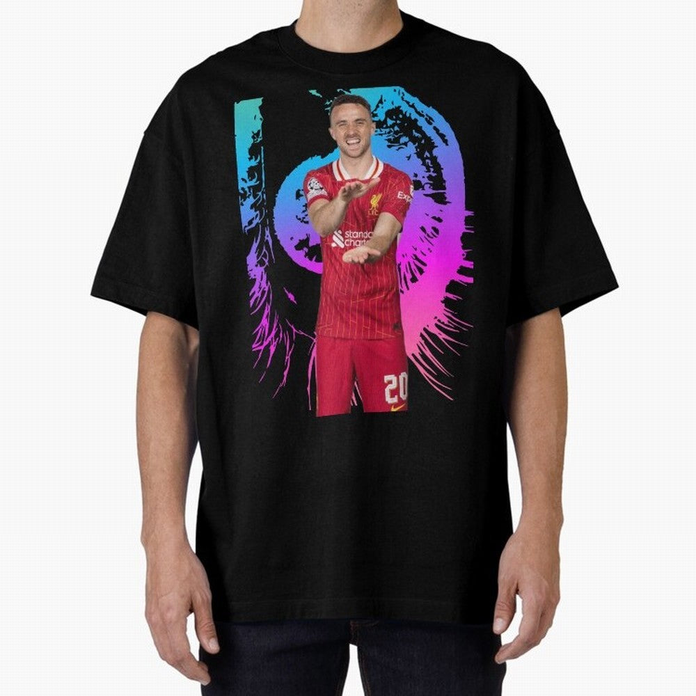 Diogo Jota Oversized T-Shirt Bring Champion Energy into FIFA World Cup 2026 Group Stage Centered on Haaland, England Energy, Champion Mindset, Group Stage Buzz, Knockout Tension and Passionate Fan Culture; Perfect for Fans, Collectors, Family