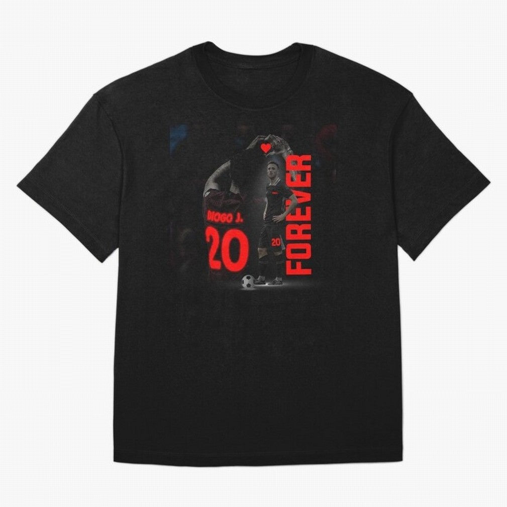 Diogo jota forever Oversized T-Shirt Celebrate Unforgettable Nights in FIFA World Cup 2026 Spirit, Centered on France, CR7, Championship Spirit, Famous Goals, Roaring Crowds and International Football Unity; Great for Supporters Who Love Legendary