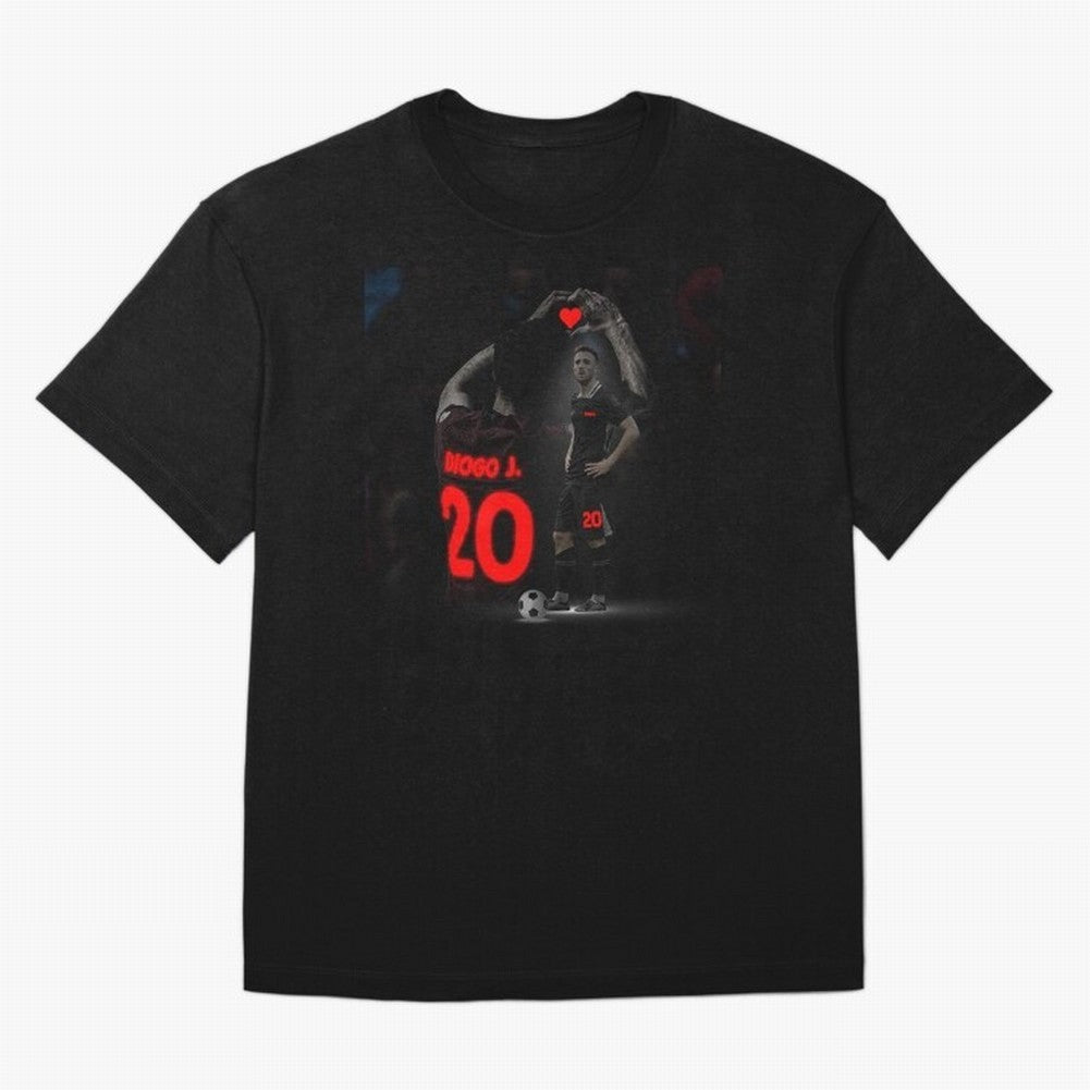 Diogo Jota poster Oversized T-Shirt Show Fan Pride Across FIFA World Cup 2026 USA Canada Mexico Built around Messi, Neymar and Mbappe, Portugal Energy, Classic Soccer Heritage, Championship Pressure, Fan Loyalty and International Pride; Great for