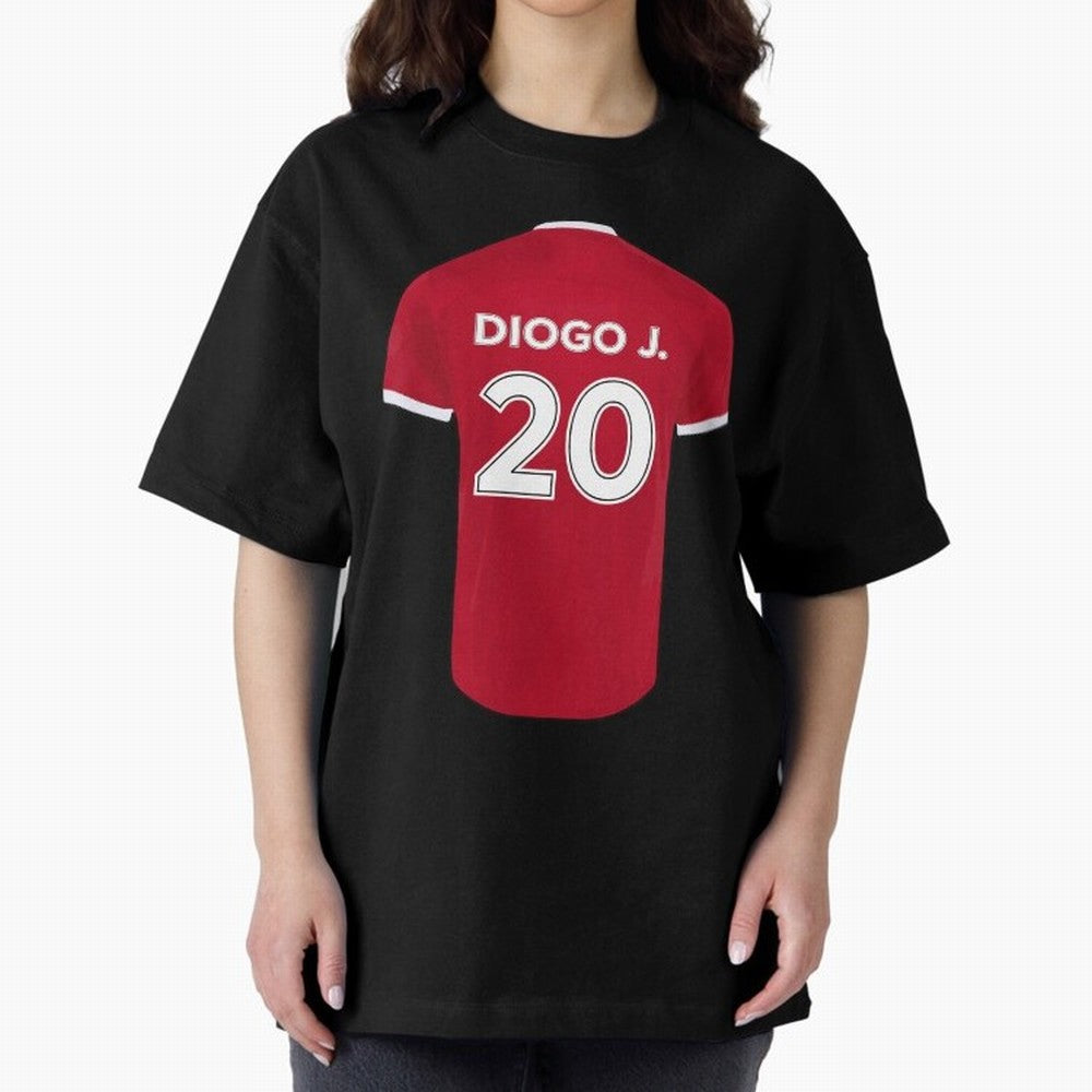 Diogo Jota jersey Oversized T-Shirt Feel the Heartbeat of FIFA World Cup 2026 Spirit, with Portugal, Spain and Germany, Cristiano Ronaldo, Haaland and CR7, Stadium Memories, Football Loyalty, International Chants and Championship Tradition; Perfect