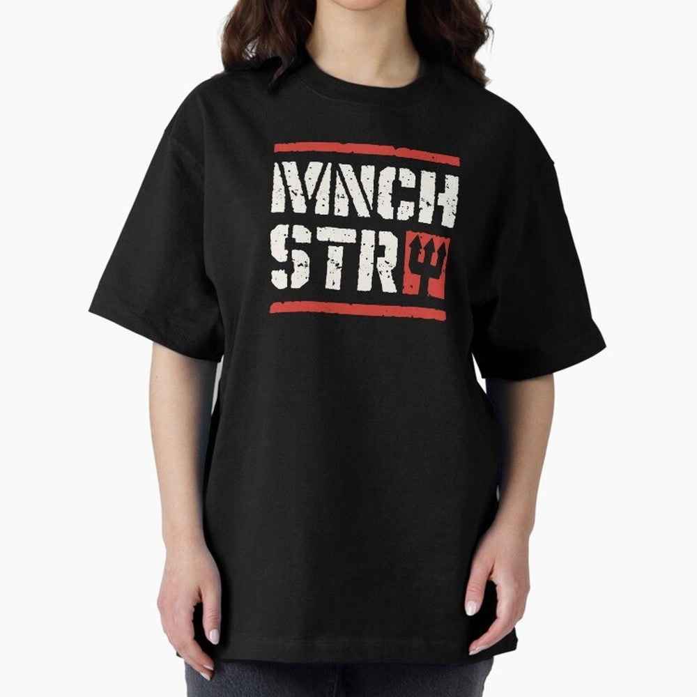 Manchester Oversized T-Shirt Spotlight the FIFA World Cup 2026 USA Canada Mexico Journey through Haaland Highlights, Spain Pride, Global Supporter Spirit, Legendary Goals, National Colors and Tournament Celebration; Perfect for Supporters Who Want