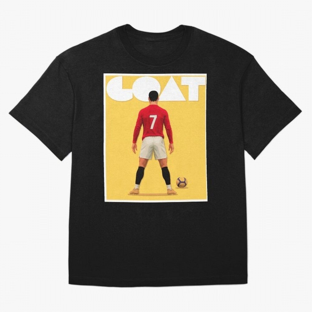 Cristiano Ronaldo Men's CR7 Football Jersey | Real Madrid GOAT Portugal Sports Shirt Fan Gift Oversized T-Shirt Celebrate Supporters United by Global Football Passion for FIFA World Cup 2026, Built around CR7 and Messi, Argentina, France and