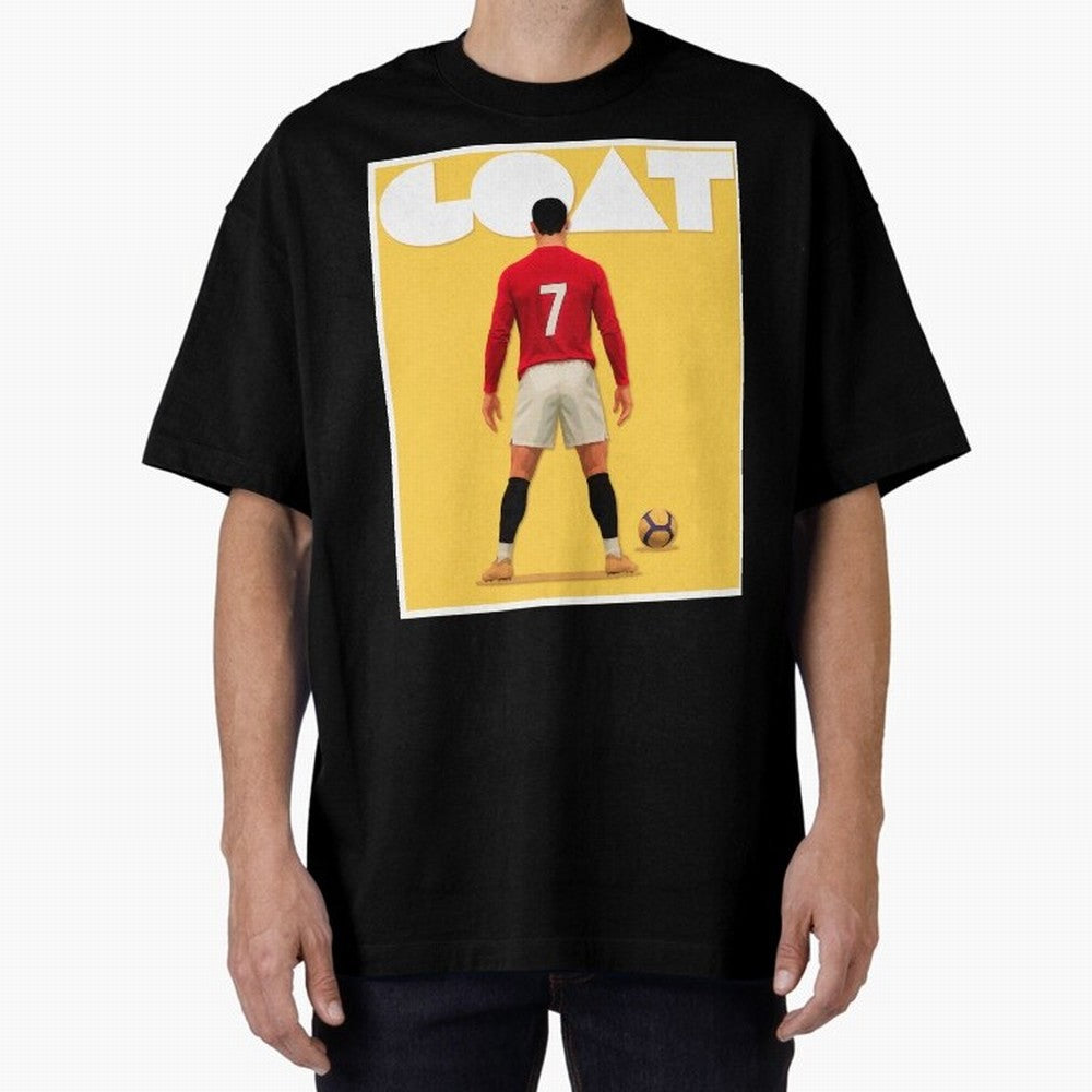 Cristiano Ronaldo Men's CR7 Football Jersey | Real Madrid GOAT Portugal Sports Shirt Fan Gift Oversized T-Shirt Celebrate Supporters United by Global Football Passion for FIFA World Cup 2026, Built around CR7 and Messi, Argentina, France and