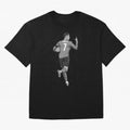 Cristiano Ronaldo Black and White Version Oversized T-Shirt Honor Football Greatness during FIFA World Cup 2026 Group Stage Driven by CR7, England and Germany Energy, Football Festival Excitement, Trophy Ambitions, Country Rivalries and Star Player