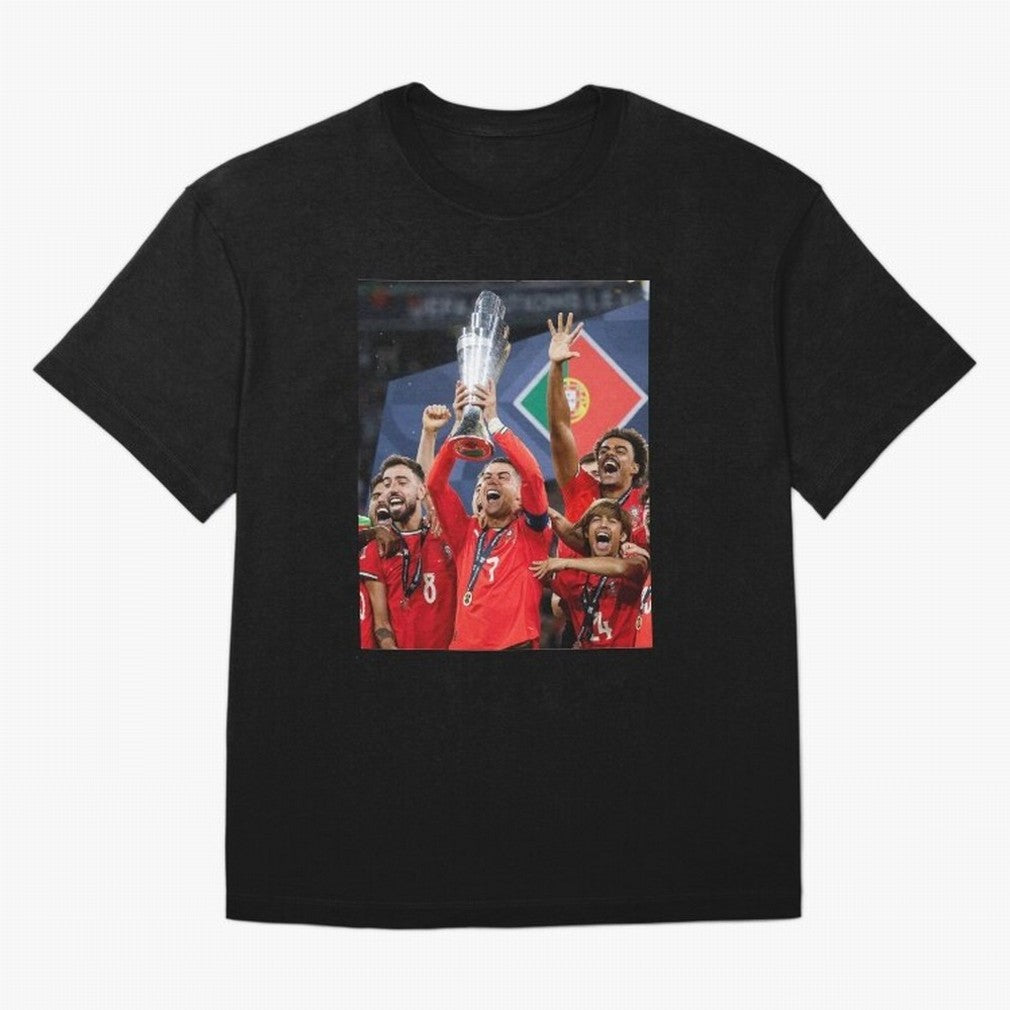 Portugal Football Team | 2025 Champions | Illustration Drawing Oversized T-Shirt Fuel the FIFA World Cup 2026 Journey through Messi, Neymar and Mbappe Highlights, Spain Pride, Game Day Rituals, Football Legends, Country Pride and the Road to the