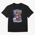 Cristiano Ronaldo GOAT Oversized T-Shirt Celebrate Global Passion for FIFA World Cup 2026 USA Canada Mexico for Fans of Neymar and Spain and Netherlands, Bringing Match Day Excitement, Supporter Culture, Golden Goals and Global Football Passion;