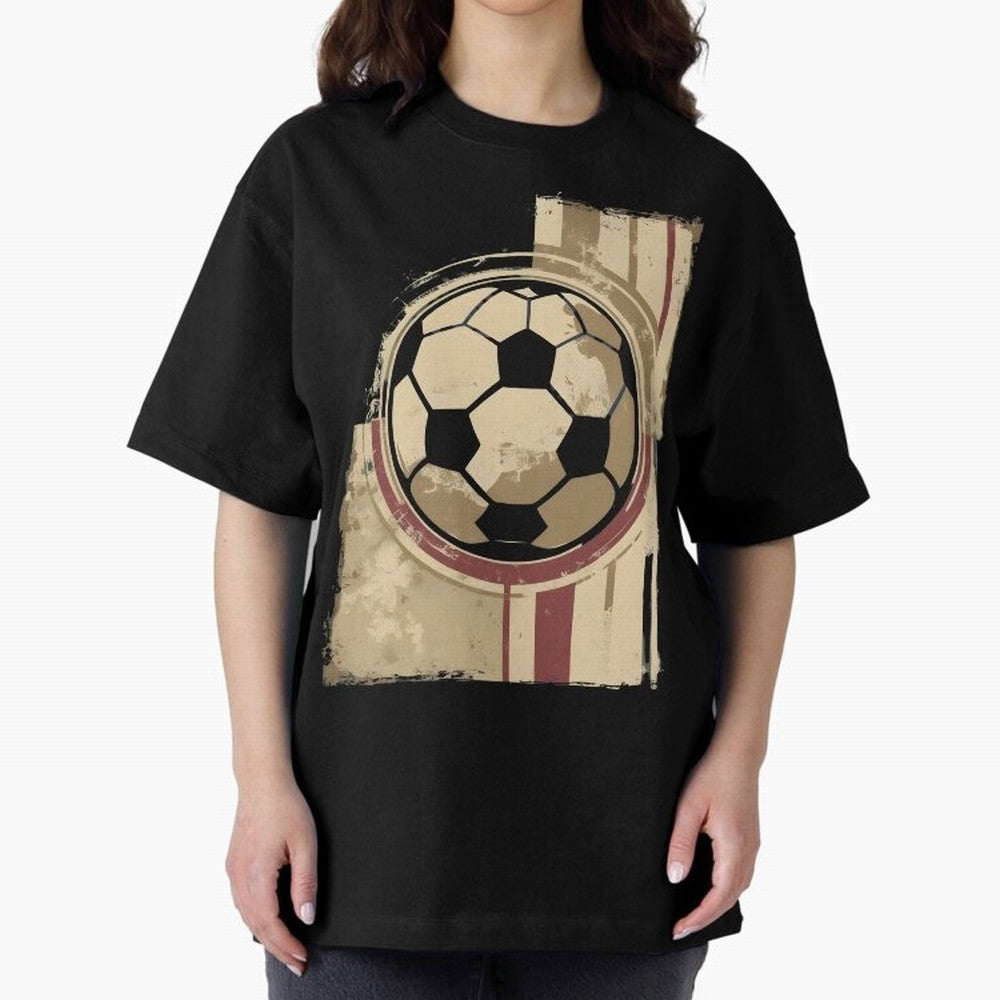 Soccer ball Oversized T-Shirt Honor Football Greatness during FIFA World Cup 2026 USA Canada Mexico Made for Neymar, Haaland and Cristiano Ronaldo, Netherlands Energy, Tournament Hype, Historic Matchups, Family Viewing Parties and Global Sports