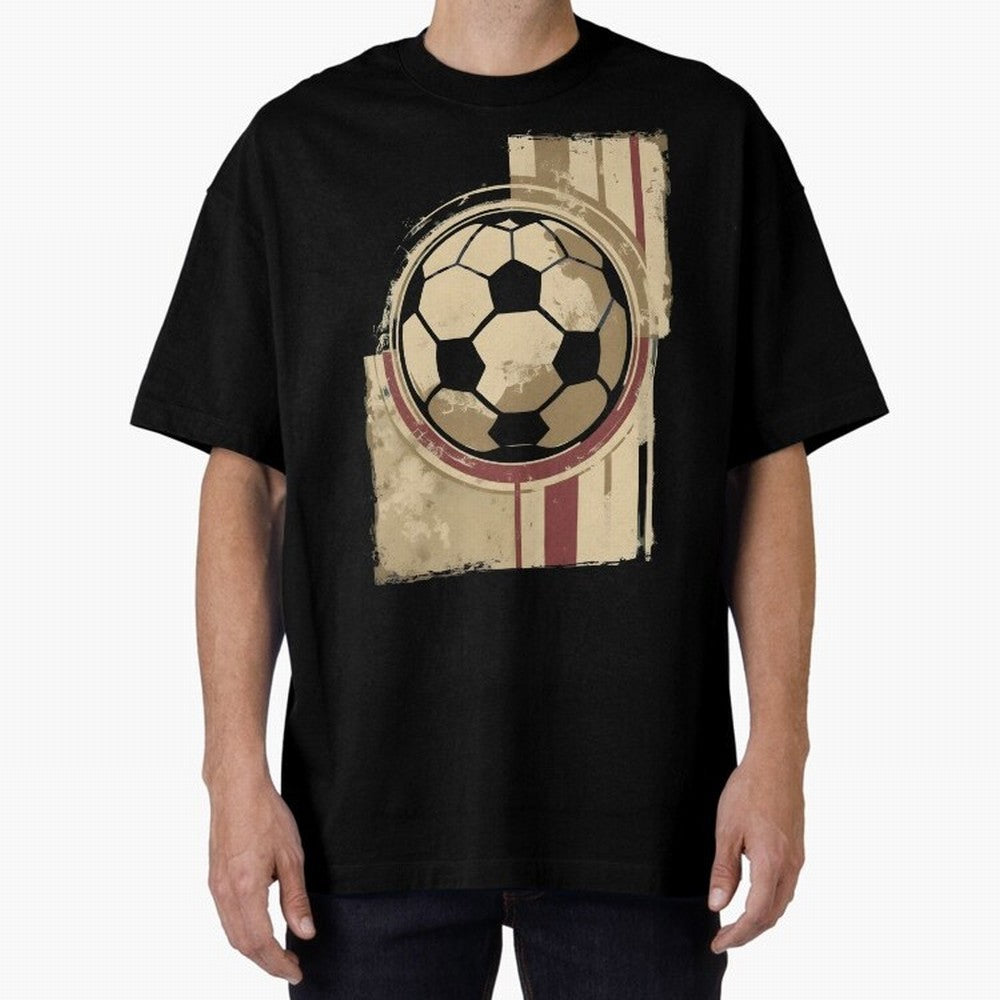 Soccer ball Oversized T-Shirt Honor Football Greatness during FIFA World Cup 2026 USA Canada Mexico Made for Neymar, Haaland and Cristiano Ronaldo, Netherlands Energy, Tournament Hype, Historic Matchups, Family Viewing Parties and Global Sports