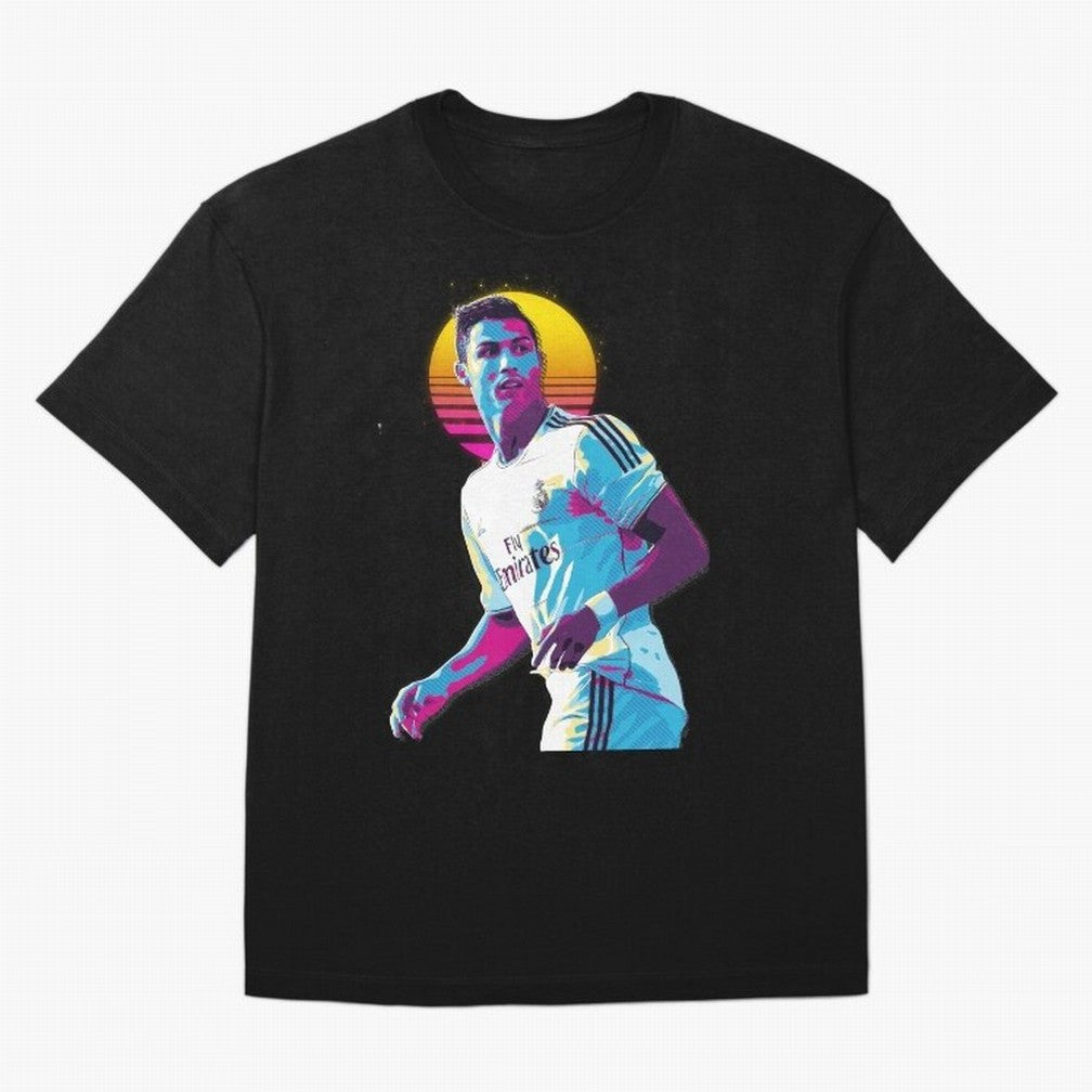 Christiano Ronaldo retro 2 Oversized T-Shirt Feel the Heartbeat of FIFA World Cup 2026 Group Stage for Fans of CR7 and Messi and Argentina and Brazil, Bringing Stadium Memories, Football Loyalty, International Chants and Championship Tradition;