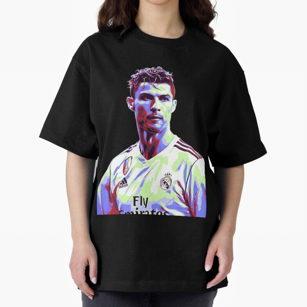 Ronaldo - retro Oversized T-Shirt Celebrate the Stars of the FIFA World Cup 2026 Group Stage Journey through Neymar Highlights, France Pride, Football Festival Excitement, Trophy Ambitions, Country Rivalries and Star Player Buzz; Built for