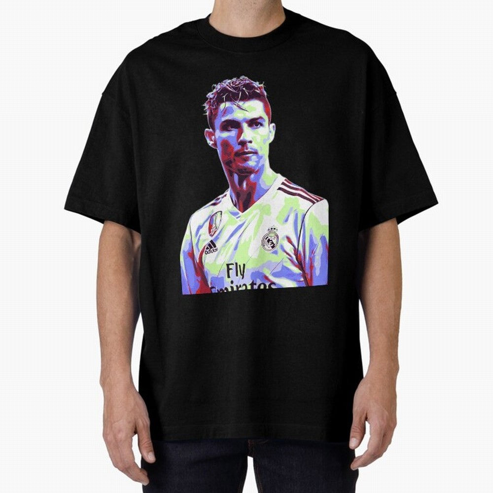 Ronaldo - retro Oversized T-Shirt Celebrate the Stars of the FIFA World Cup 2026 Group Stage Journey through Neymar Highlights, France Pride, Football Festival Excitement, Trophy Ambitions, Country Rivalries and Star Player Buzz; Built for