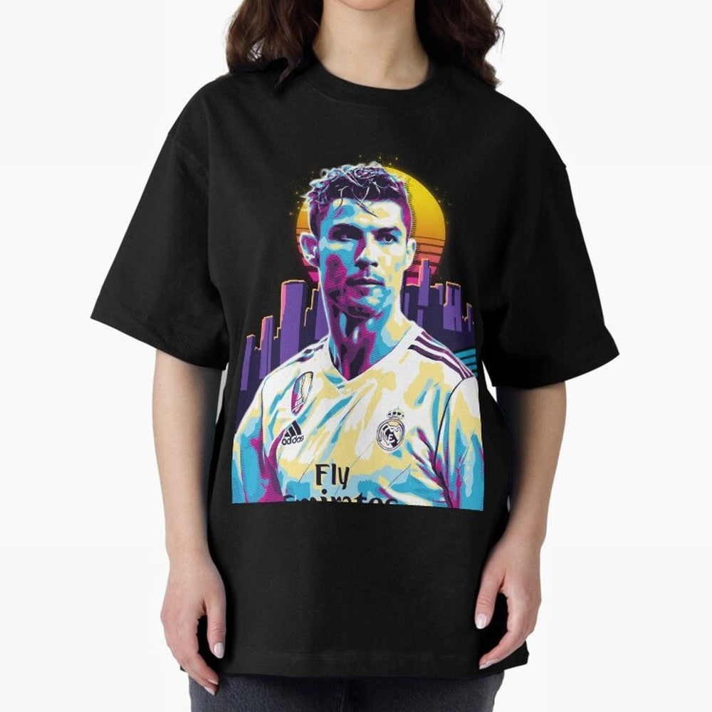 Christiano Ronaldo retro Oversized T-Shirt Make the Season About the FIFA World Cup 2026 USA Canada Mexico Journey through Messi, Neymar and Mbappe Highlights, Portugal, Spain and Germany Pride, Vintage Soccer Flavor, Modern Football Stars,