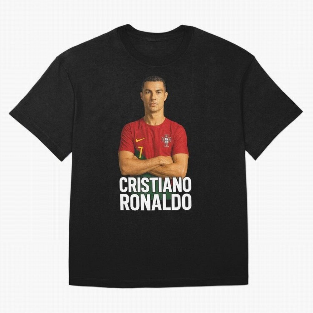 Cristiano Ronaldo Oversized T-Shirt Celebrate Unforgettable Nights in FIFA World Cup 2026 Group Stage Celebrating Haaland, Netherlands Energy, Football History, Final Match Energy, Crowd Noise and Once in a Lifetime Moments; Made for Collectors Who