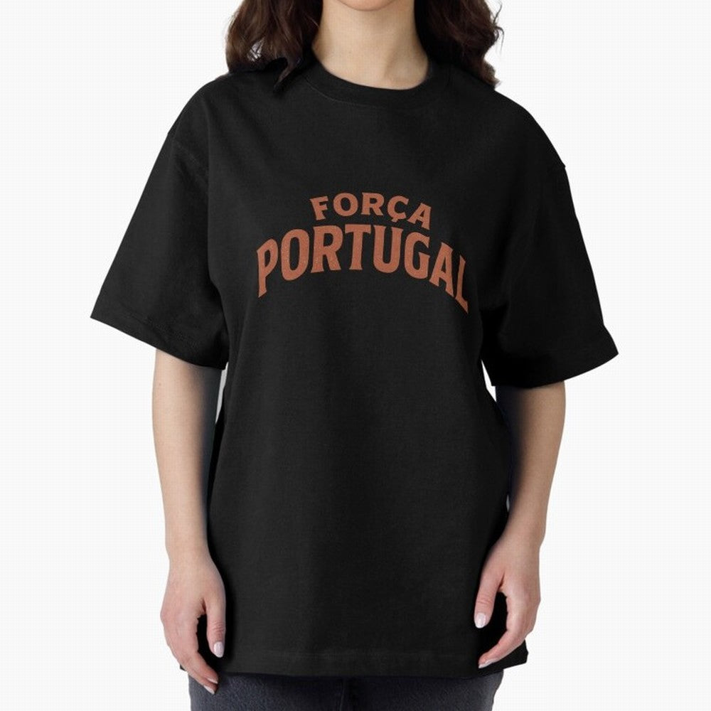 Vintage For?a Portugal Emblem ¨C Portuguese Football Fan Design Oversized T-Shirt Embrace Match Day Hype around FIFA World Cup 2026, Neymar, Haaland and Cristiano Ronaldo, Spain, Fan Favorite Moments, National Team Passion, Big Match Drama and
