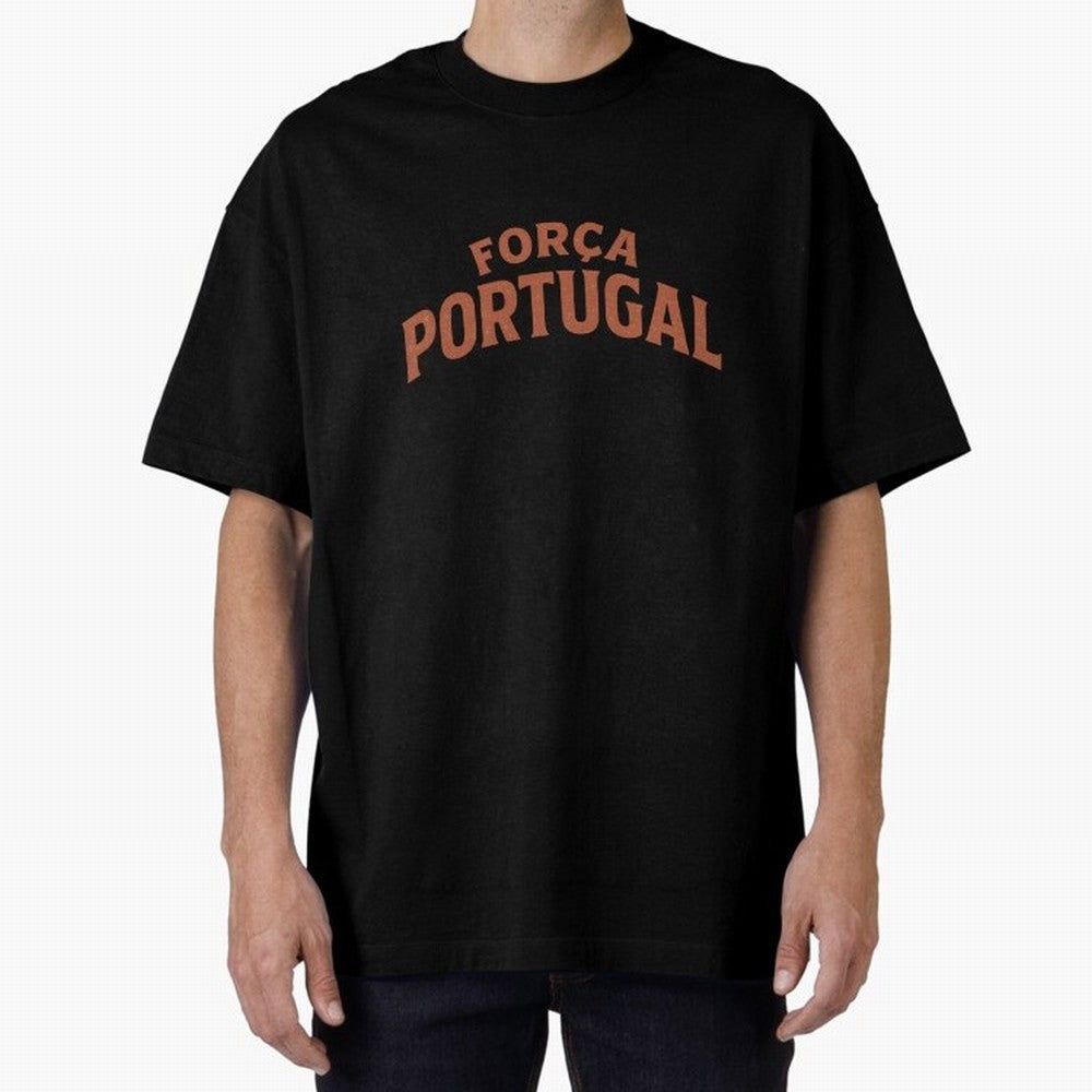 Vintage For?a Portugal Emblem ¨C Portuguese Football Fan Design Oversized T-Shirt Embrace Match Day Hype around FIFA World Cup 2026, Neymar, Haaland and Cristiano Ronaldo, Spain, Fan Favorite Moments, National Team Passion, Big Match Drama and