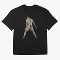 Cristiano Ronaldo Iconic Celebration Oversized T-Shirt Carry the Colors and Pride of Global Football Passion for FIFA World Cup 2026 USA Canada Mexico, Highlighting Cristiano Ronaldo, Argentina, France and Brazil, Worldwide Fan Energy, Dramatic