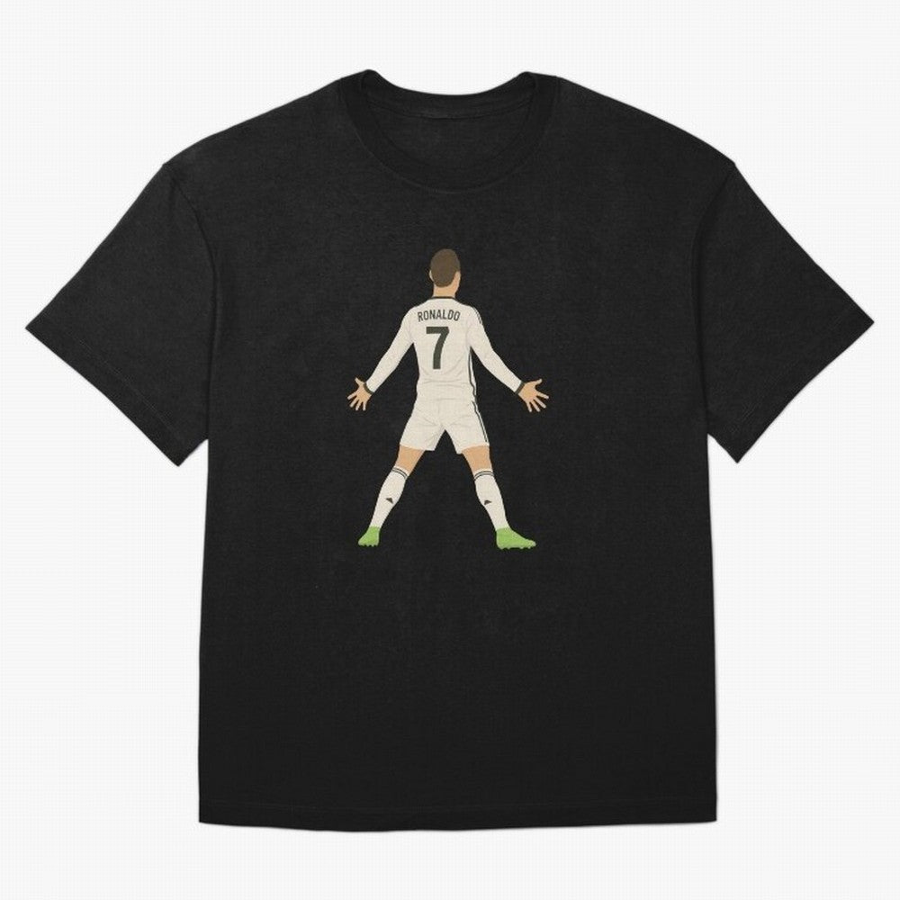 Cristiano Ronaldo Iconic Celebration Oversized T-Shirt Bring World Football Passion into FIFA World Cup 2026 USA Canada Mexico Featuring Haaland and Mbappe, Spain Energy, Championship Spirit, Famous Goals, Roaring Crowds and International Football