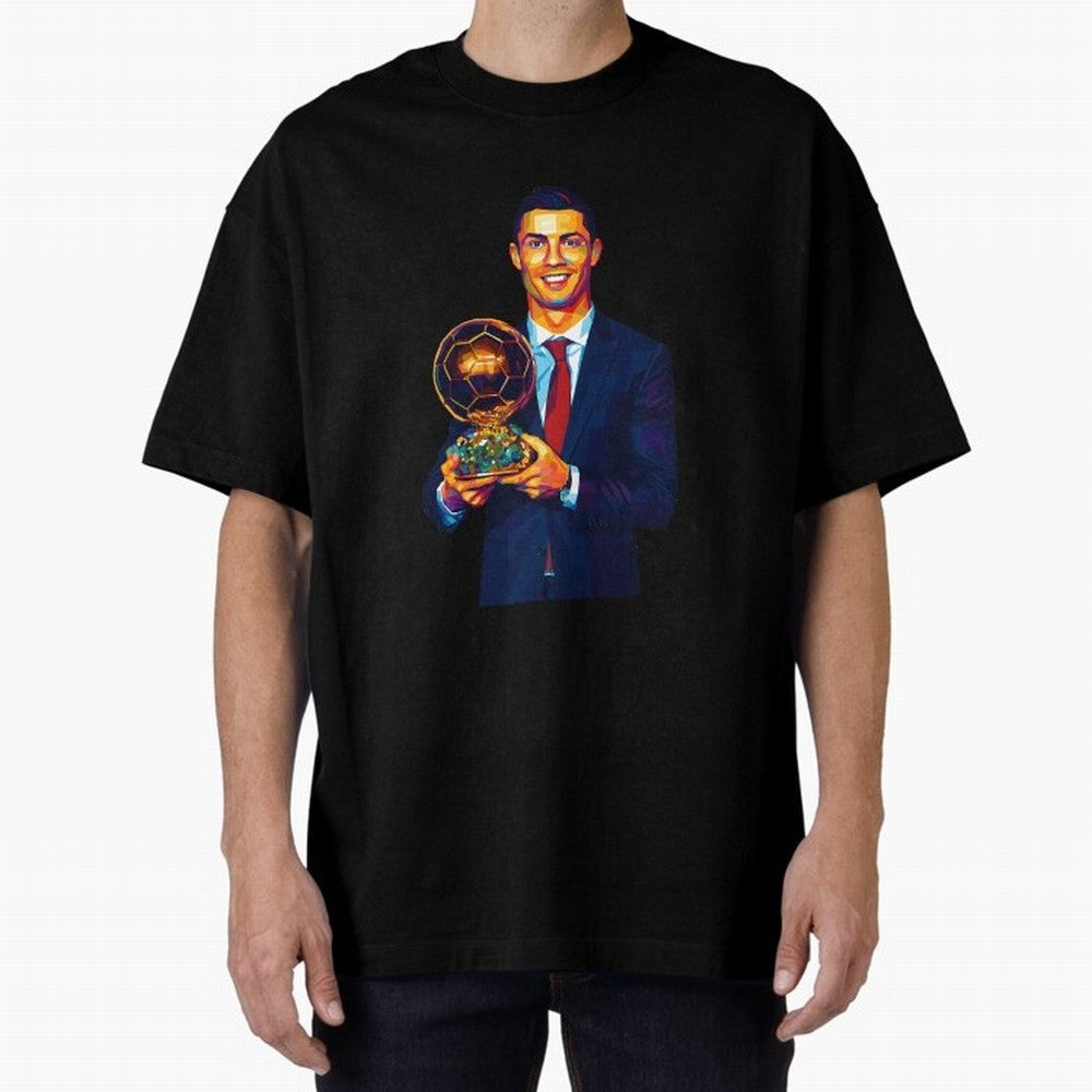 Cristiano Ronaldo Wpap Art Oversized T-Shirt Celebrate Rivalries and Pride in Match Day Hype around FIFA World Cup 2026, Cristiano Ronaldo, France and Portugal, Game Day Rituals, Football Legends, Country Pride and the Road to the Final; Ideal for