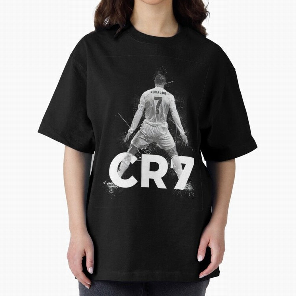 CR7 Oversized T-Shirt Keep the Match Day Mood of FIFA World Cup 2026 USA Canada Mexico Spirit, Built around Brazil, Portugal and Argentina, Mbappe and Neymar, Match Day Excitement, Supporter Culture, Golden Goals and Global Football Passion; Ideal
