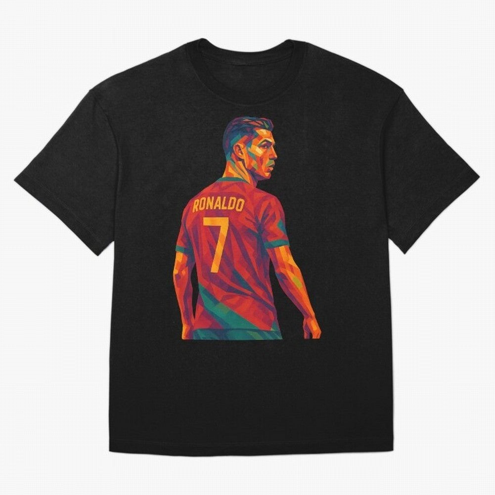 Cristiano Ronaldo Oversized T-Shirt Support FIFA World Cup 2026 for Fans of CR7 and Messi and Portugal, Spain and Germany, Bringing Football History, Final Match Energy, Crowd Noise and Once in a Lifetime Moments; Made for Die Hard Supporters,