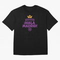 Hala Madrid Oversized T-Shirt Keep Football History Alive during Match Day Hype around FIFA World Cup 2026, Messi, CR7 and Mbappe, France and Portugal, Match Day Excitement, Supporter Culture, Golden Goals and Global Football Passion; Made for Die