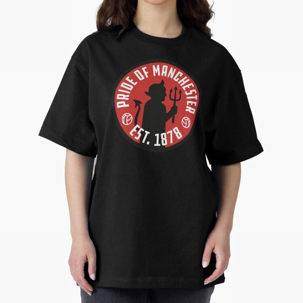 Pride of Manchester United Oversized T-Shirt Celebrate Football Heritage in the FIFA World Cup 2026 Group Stage Journey through CR7 and Messi Highlights, Argentina and Brazil Pride, Vintage Soccer Flavor, Modern Football Stars, National Flags and