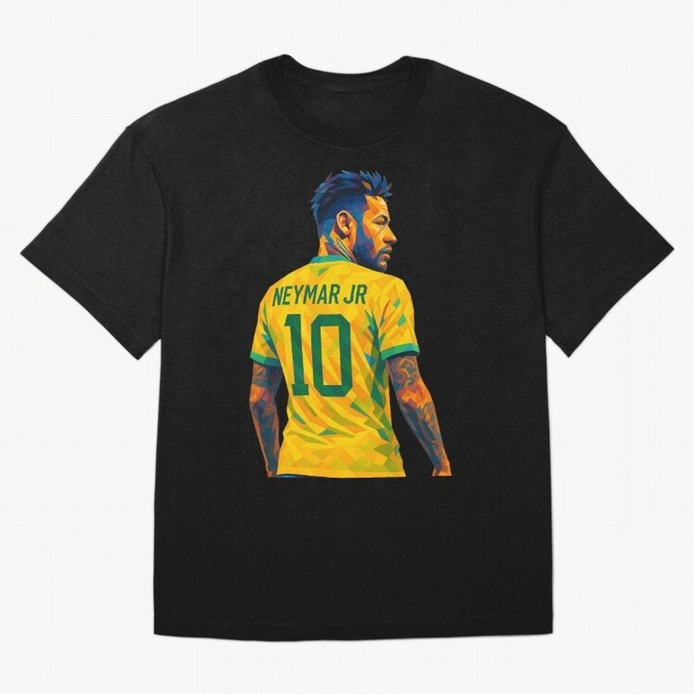 Neymar Jr Oversized T-Shirt Live for the Drama of Match Day Hype around FIFA World Cup 2026, Messi, England and Germany, Football Festival Excitement, Trophy Ambitions, Country Rivalries and Star Player Buzz; Great for Supporters Who Love Legendary