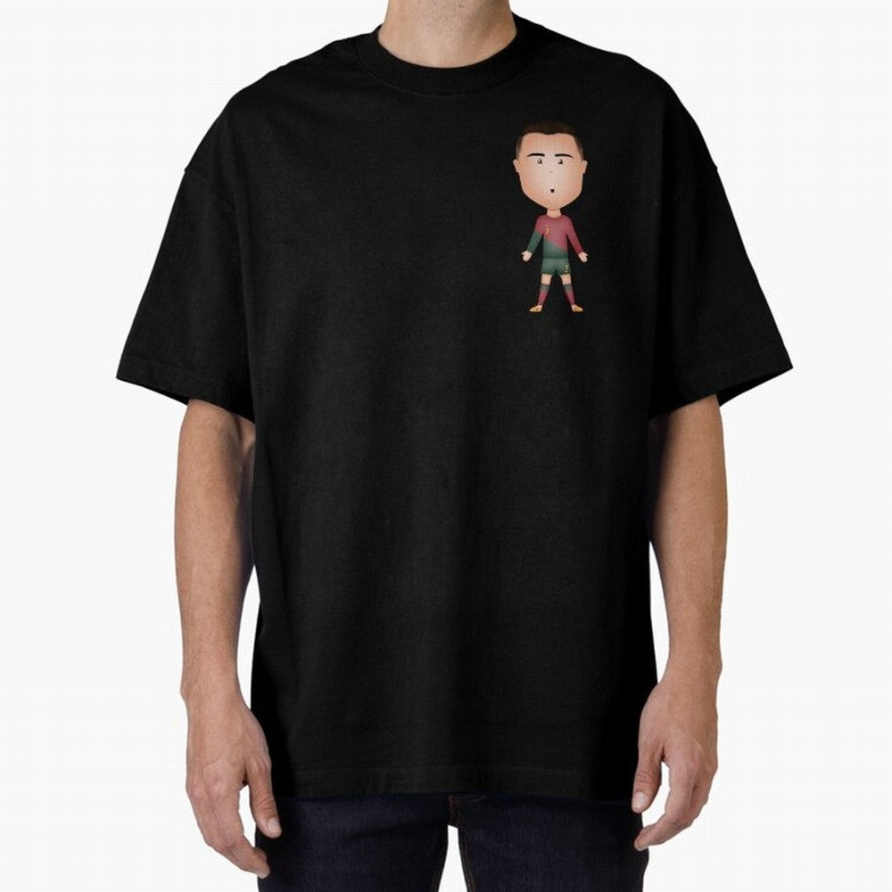 CR7 Oversized T-Shirt Celebrate the Next Chapter of Global Football Passion for FIFA World Cup 2026 Group Stage, Driven by Messi, Neymar and Mbappe, Netherlands, Game Day Rituals, Football Legends, Country Pride and the Road to the Final; Ideal for