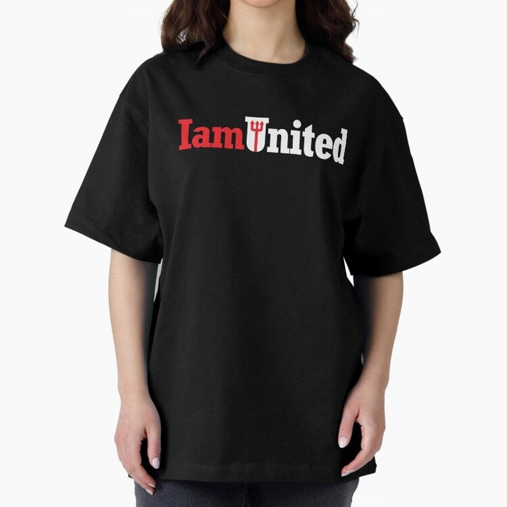 Manchester United I am United Oversized T-Shirt Make the Season About the FIFA World Cup 2026 USA Canada Mexico Journey through Messi Highlights, England Pride, Match Day Excitement, Supporter Culture, Golden Goals and Global Football Passion; Made