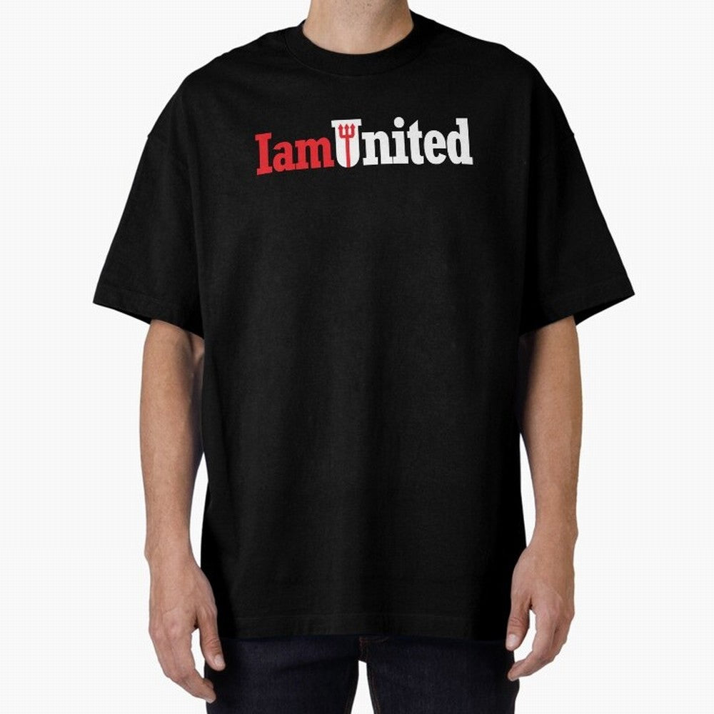 Manchester United I am United Oversized T-Shirt Make the Season About the FIFA World Cup 2026 USA Canada Mexico Journey through Messi Highlights, England Pride, Match Day Excitement, Supporter Culture, Golden Goals and Global Football Passion; Made