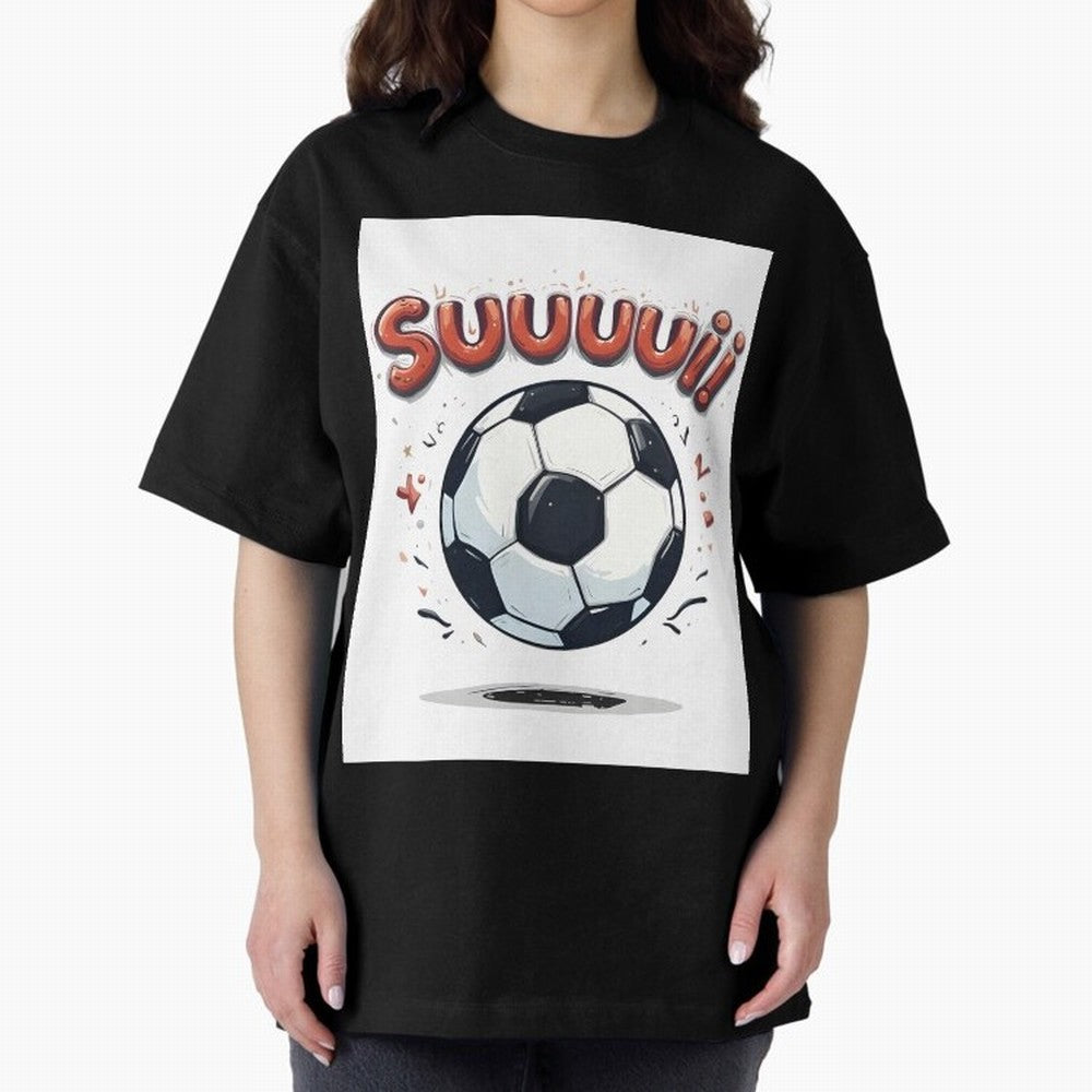 Suuuuii! CR7 Celebration Oversized T-Shirt Honor the Football Icons of Global Football Passion for FIFA World Cup 2026, Celebrating Neymar, Haaland and Cristiano Ronaldo, Argentina, Goal Celebration Energy, Supporter Heritage, Football Icons and