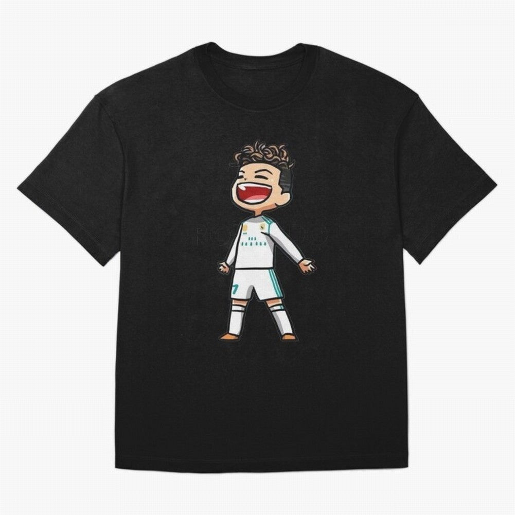RONALDO Oversized T-Shirt Honor Football Greatness during Global Football Passion for FIFA World Cup 2026 USA Canada Mexico, Inspired by Cristiano Ronaldo, Haaland and CR7, Portugal, Football Festival Excitement, Trophy Ambitions, Country Rivalries