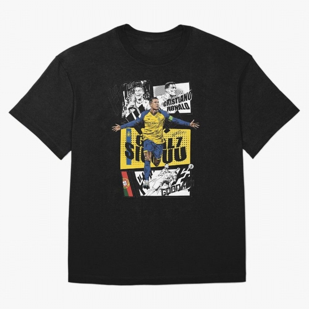 Cristiano Ronaldo CR7 Scorer Oversized T-Shirt Cheer for the FIFA World Cup 2026 Group Stage Journey through Cristiano Ronaldo Highlights, Argentina Pride, Sports Nostalgia, International Competition, Famous Players and Unforgettable Victories;