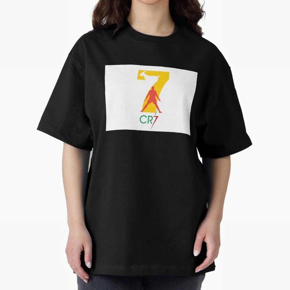 Ronaldo GOAT Oversized T-Shirt Keep the Match Day Mood of the FIFA World Cup 2026 Journey through Mbappe Highlights, England Pride, Stadium Memories, Football Loyalty, International Chants and Championship Tradition; Made for Die Hard Supporters,