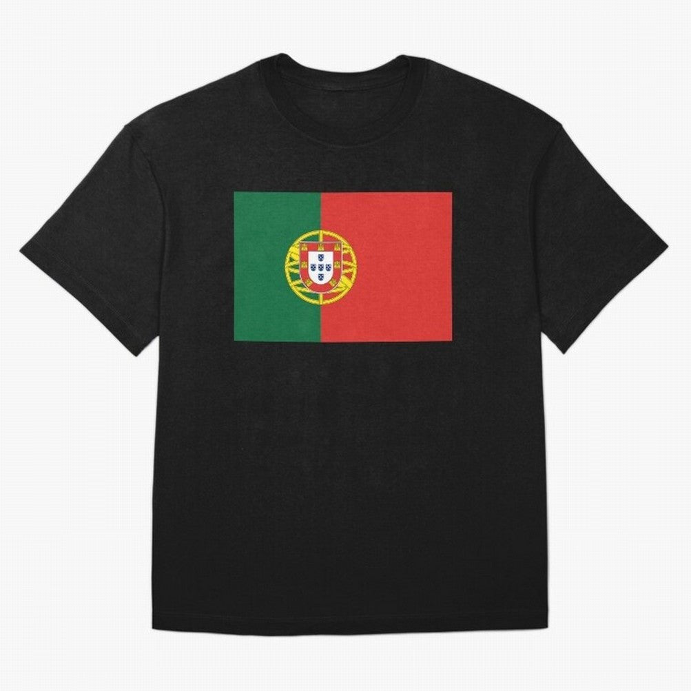 Portugal Flag Oversized T-Shirt Stand Proud for Match Day Hype around FIFA World Cup 2026 Group Stage, Haaland and Mbappe, France, Stadium Memories, Football Loyalty, International Chants and Championship Tradition; Created for Match Day Parties,