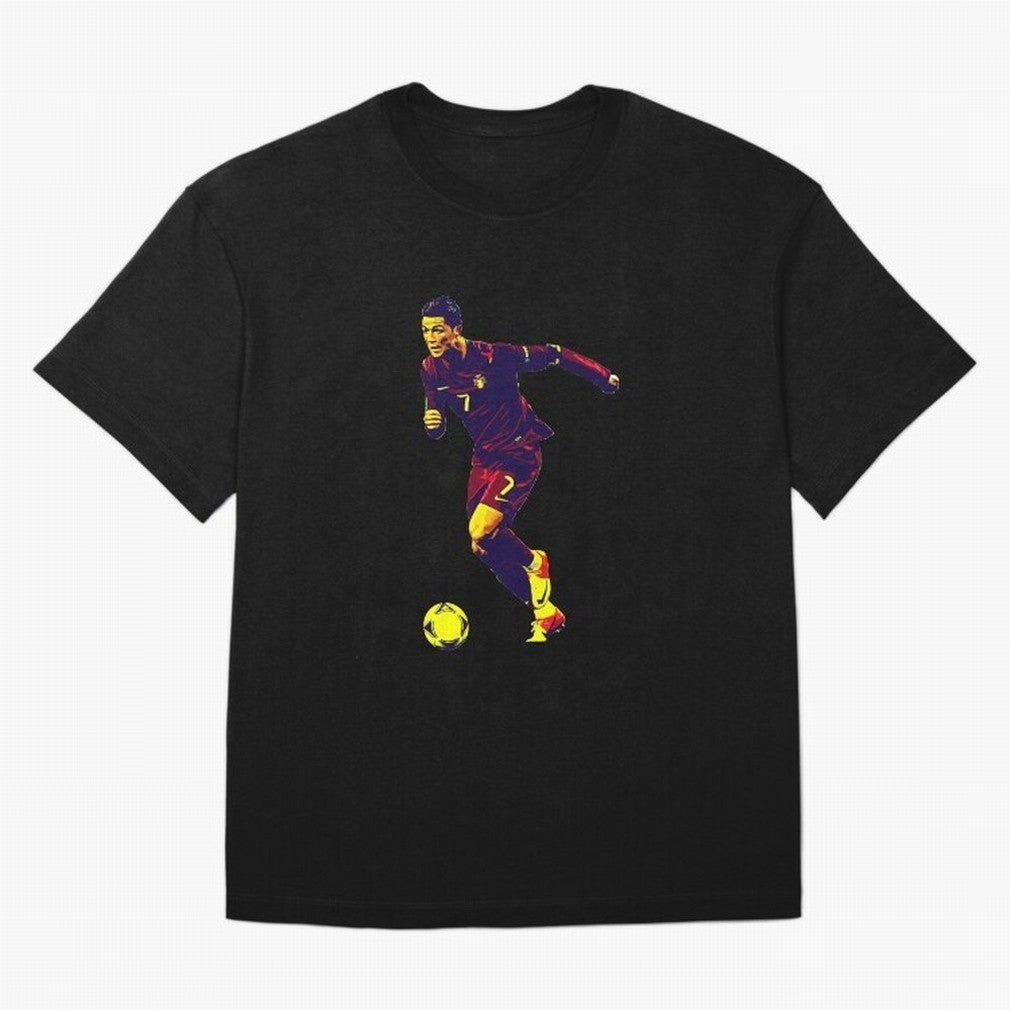 Cristianno Ronaldo Oversized T-Shirt Support FIFA World Cup 2026 USA Canada Mexico Capturing Mbappe, Brazil Energy, Football Festival Excitement, Trophy Ambitions, Country Rivalries and Star Player Buzz; Created for Match Day Parties, Soccer Gifts,