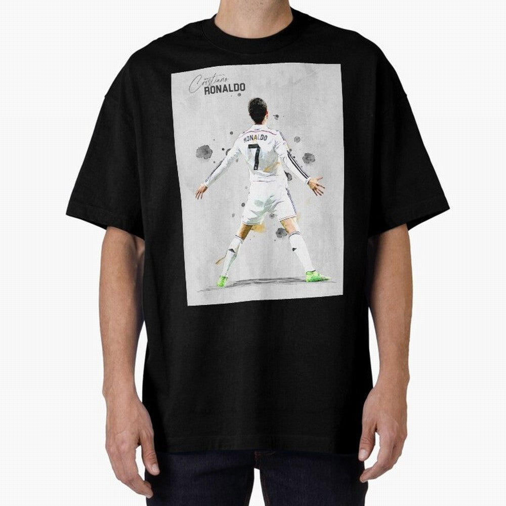 RM Legend Player Ronaldo Oversized T-Shirt Elevate FIFA World Cup 2026 for Fans of Haaland and Mbappe and Brazil, Portugal and Argentina, Bringing Football History, Final Match Energy, Crowd Noise and Once in a Lifetime Moments; Ideal for