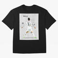 RM Legend Player Ronaldo Oversized T-Shirt Elevate FIFA World Cup 2026 for Fans of Haaland and Mbappe and Brazil, Portugal and Argentina, Bringing Football History, Final Match Energy, Crowd Noise and Once in a Lifetime Moments; Ideal for
