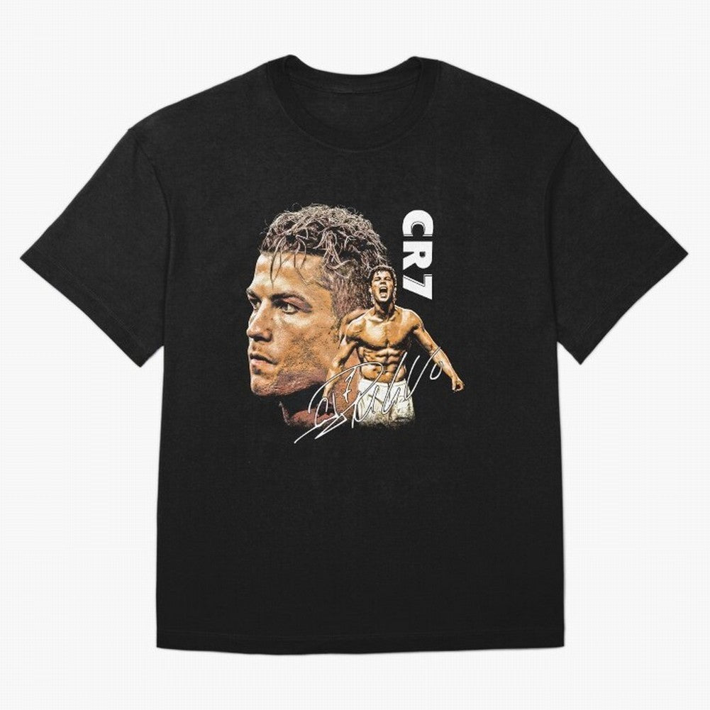 Cristiano Ronaldo Football Legend T-Shirt Oversized T-Shirt Represent FIFA World Cup 2026 Group Stage for Fans of Mbappe and Neymar and Spain and Netherlands, Bringing Global Supporter Spirit, Legendary Goals, National Colors and Tournament