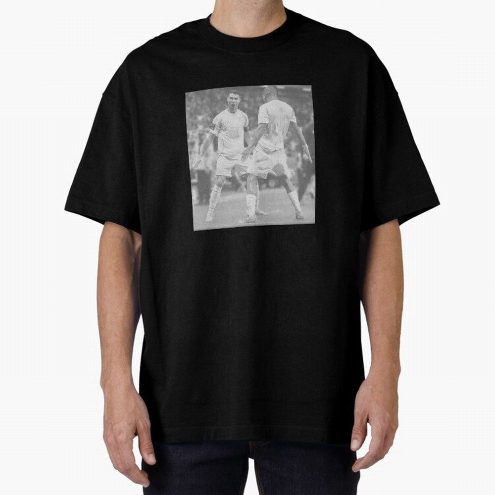Cristiano Ronaldo Cr7 Oversized T-Shirt Relive FIFA World Cup 2026 Group Stage for Fans of Haaland and Mbappe and Brazil, Portugal and Argentina, Bringing Supporter Pride, Iconic Celebrations, Legendary Names and Global Match Day Energy; Perfect