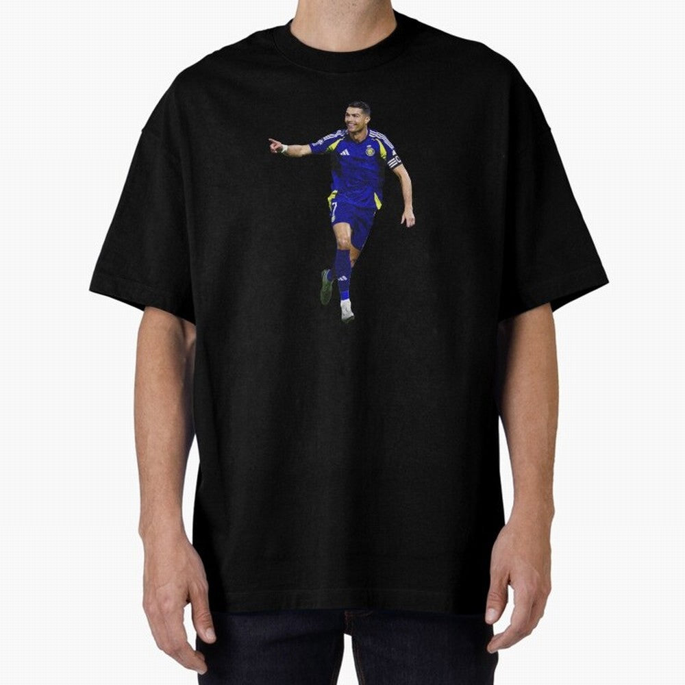 Cristiano Ronaldo Oversized T-Shirt Stand Proud for Global Football Passion for FIFA World Cup 2026 Group Stage, Filled with Cristiano Ronaldo, Haaland and CR7, Brazil, Portugal and Argentina, Vintage Soccer Flavor, Modern Football Stars, National