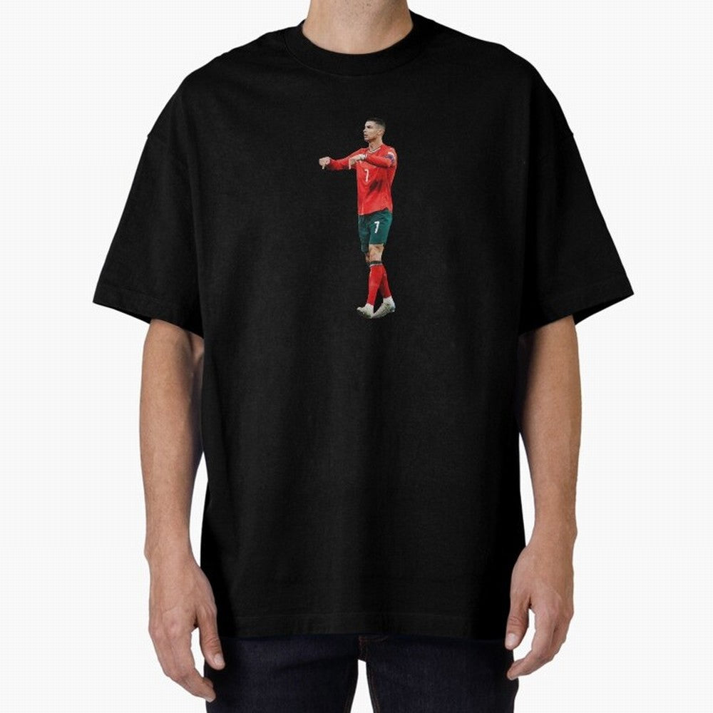 Cristiano Ronaldo siuuuuuu Oversized T-Shirt Discover FIFA World Cup 2026 Group Stage for Fans of Neymar and Argentina, France and Brazil, Bringing Football History, Final Match Energy, Crowd Noise and Once in a Lifetime Moments; Made for