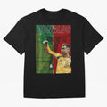 cristiano ronaldo 40th birthday tribute poster Oversized T-Shirt Embrace FIFA World Cup 2026 Group Stage Capturing Haaland and Mbappe, Netherlands Energy, Football History, Final Match Energy, Crowd Noise and Once in a Lifetime Moments; Perfect for
