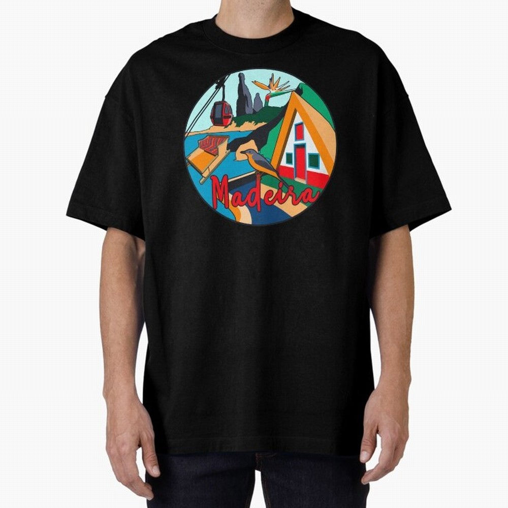Madeira Oversized T-Shirt Keep the Match Day Mood of the FIFA World Cup 2026 Journey through Haaland and Mbappe Highlights, England and Germany Pride, Fan Favorite Moments, National Team Passion, Big Match Drama and Soccer History; Great for