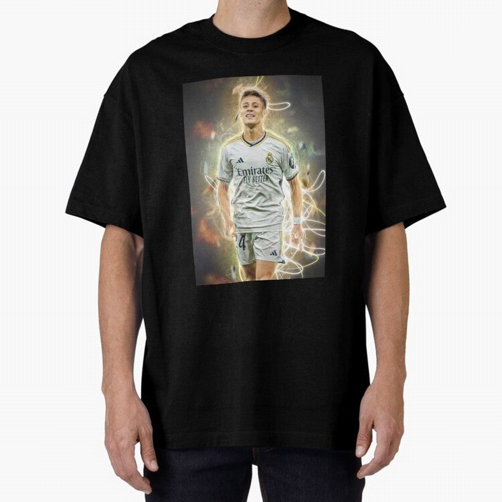 Arda Guler Oversized T-Shirt Spotlight the FIFA World Cup 2026 Group Stage Journey through Messi, Neymar and Mbappe Highlights, France Pride, Worldwide Fan Energy, Dramatic Goals, Stadium Lights and Championship Celebrations; Perfect for Supporters